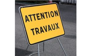 Panneau tx4 signalisation temporaire chantier attention travaux