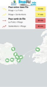 App mobile respiRé régulation dynamique de trafic